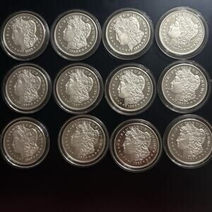 • 12x “1889 / Morgan-style” rounds Commemorative No legal tender